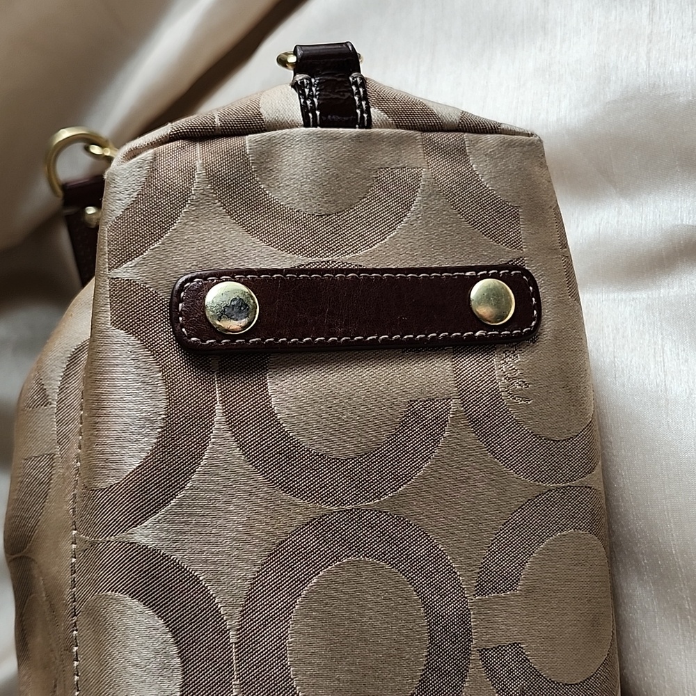 Coach Vintage "Op Art" Signature Madison Sabrina Satchel W/ Dust Bag, $110 - Picture 12 of 16